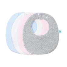 Load image into Gallery viewer, Diamond Knit Baby Bib with 3 Adjustable Positions