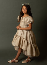 Load image into Gallery viewer, Toddler Mathilda Petticoat Dress in Champagne Iridescent