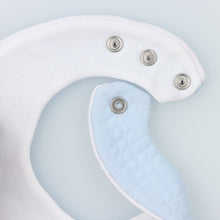 Load image into Gallery viewer, Diamond Knit Baby Bib with 3 Adjustable Positions