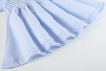 Load image into Gallery viewer, Smocked Blue Dress