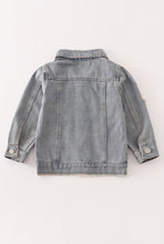 Load image into Gallery viewer, Denim Sequin Pocket Jacket
