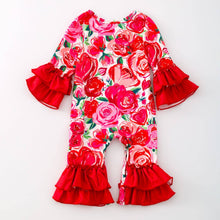 Load image into Gallery viewer, Rose Collage Baby Romper