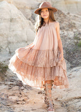 Load image into Gallery viewer, Kid's Catrina Dress in Desert Shell