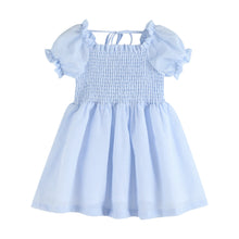 Load image into Gallery viewer, Smocked Blue Dress