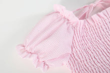 Load image into Gallery viewer, Smocked Pink Dress