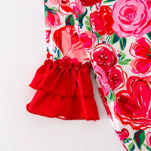 Load image into Gallery viewer, Rose Collage Baby Romper