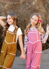 Load image into Gallery viewer, Toddler Mercy Overalls in Wild Rose