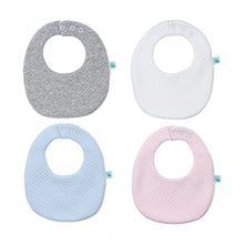 Load image into Gallery viewer, Diamond Knit Baby Bib with 3 Adjustable Positions