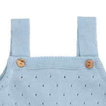 Load image into Gallery viewer, Baby Romper Perforated Cotton Knit