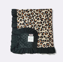 Load image into Gallery viewer, Cheetah Baby Gown 3pc Set