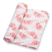 Load image into Gallery viewer, Beautiful Bows & On Point Baby Swaddle Blankets