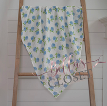 Load image into Gallery viewer, Hydrangea Baby Swaddle Blankets