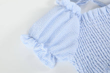 Load image into Gallery viewer, Smocked Blue Dress