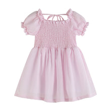 Load image into Gallery viewer, Smocked Pink Dress