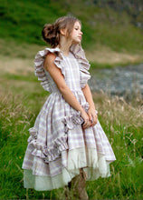 Load image into Gallery viewer, Toddler Reign Petticoat Dress in Lavender Plaid