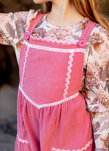 Load image into Gallery viewer, Toddler Mercy Overalls in Wild Rose