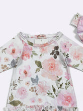 Load image into Gallery viewer, Rose Whisper Baby Gown 3pc Set