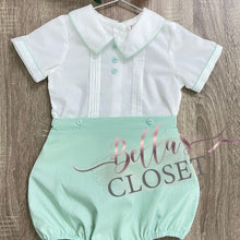 Load image into Gallery viewer, Boys Mint Buster Suit