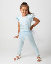 Load image into Gallery viewer, Blue Pearl Vanity Legging Set
