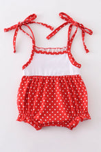 Load image into Gallery viewer, Red character embroidery girl bubble
