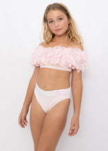 Load image into Gallery viewer, Pink Petal Bikini with Sequin Belt
