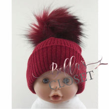Load image into Gallery viewer, Ribbed Pom Pom Hat

