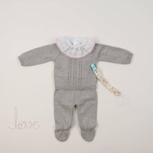 Load image into Gallery viewer, Baby Cotton Knitted Sweater and Pants Set
