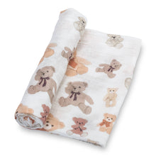 Load image into Gallery viewer, Bear Hugs Baby Swaddle Blanket
