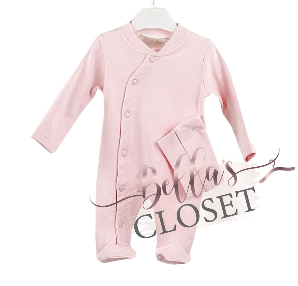 Pink Footie sleep suit