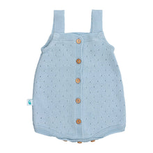 Load image into Gallery viewer, Baby Romper Perforated Cotton Knit
