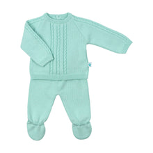 Load image into Gallery viewer, Baby Cotton Knitted Sweater and Pants Set
