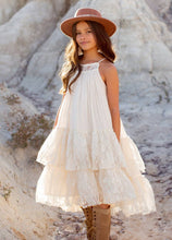 Load image into Gallery viewer, Kid&#39;s Catrina Dress in Cloud
