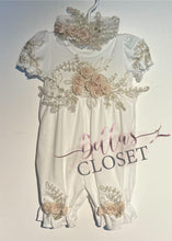 Load image into Gallery viewer, Baby Girl&#39;s 3D Flower Romper
