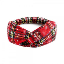 Load image into Gallery viewer, Plaid Holiday Headband
