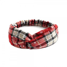 Load image into Gallery viewer, Plaid Holiday Headband
