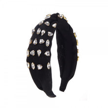 Load image into Gallery viewer, Rhinestone Top Knot Headband
