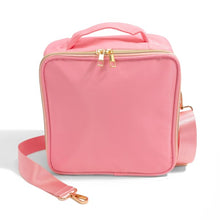 Load image into Gallery viewer, Pink Nylon Crossbody Lunch Box
