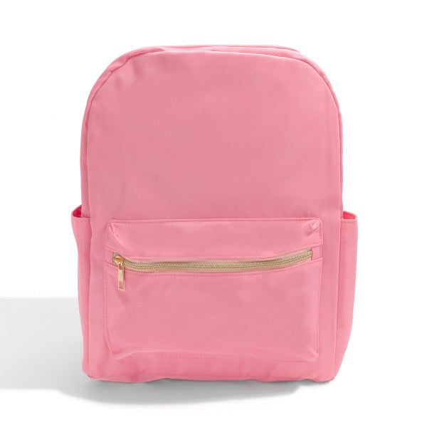 Pink Nylon Backpack