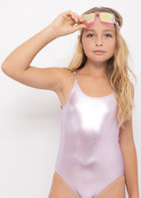 Load image into Gallery viewer, Metallic Pink Swimsuit
