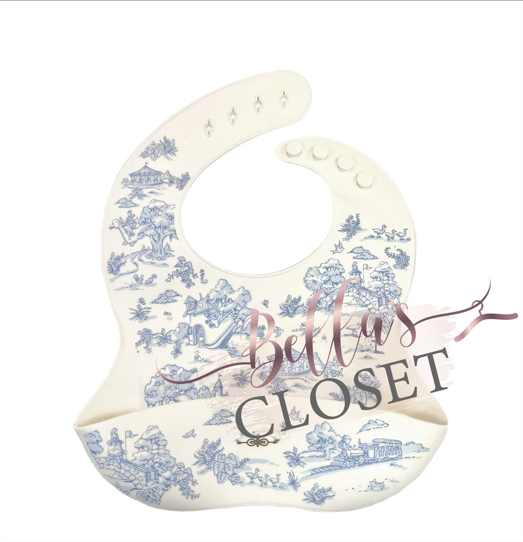 Toile Silicone Bib