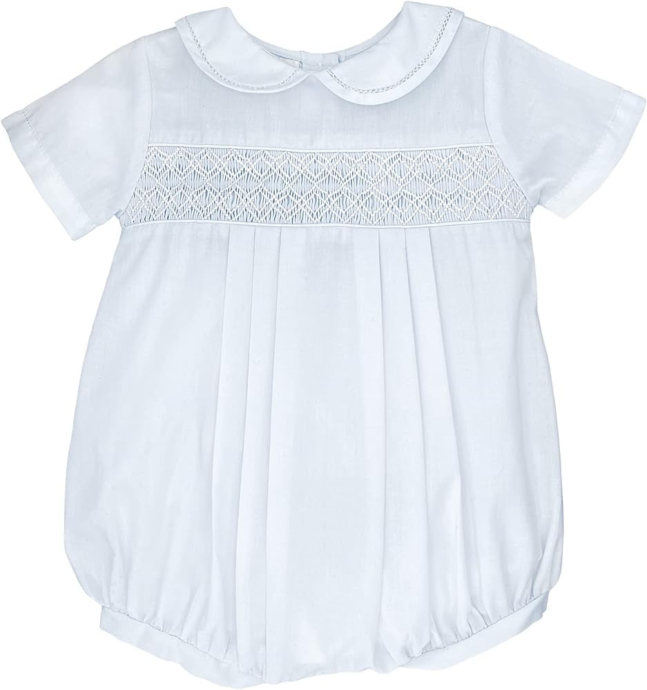 White smocked bubble