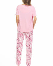 Load image into Gallery viewer, Ladies Pink Floral Pajamas
