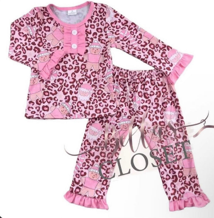 Pink Leopard Christmas