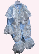 Load image into Gallery viewer, MyDaria Blue romper
