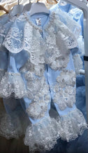 Load image into Gallery viewer, MyDaria Blue romper
