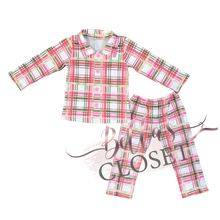 Load image into Gallery viewer, Plaid pajamas
