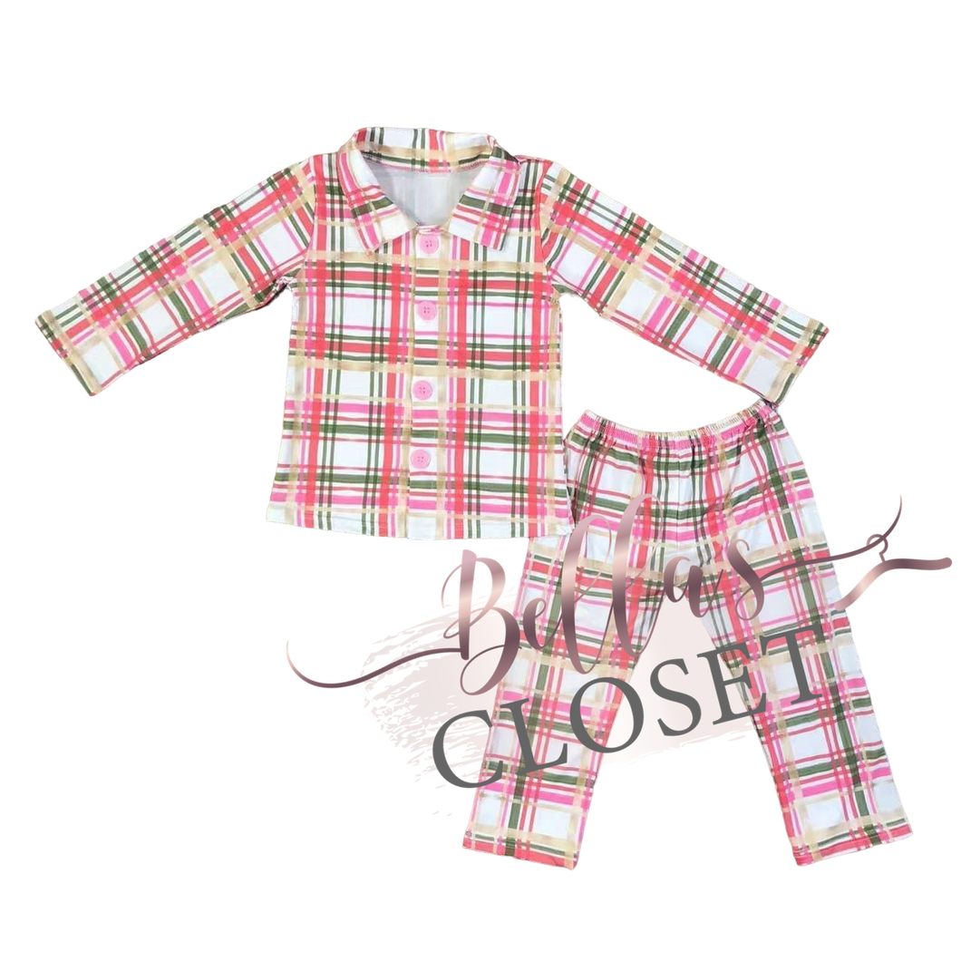 Plaid pajamas