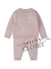 Load image into Gallery viewer, Bow Knitted 2pc Set
