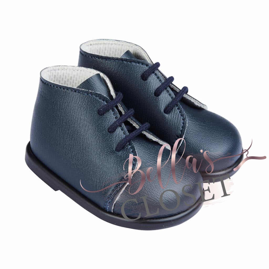 Navy First Walker Boots