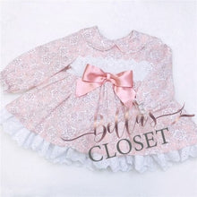 Load image into Gallery viewer, Baby Girl Rose Floral Puff Dress
